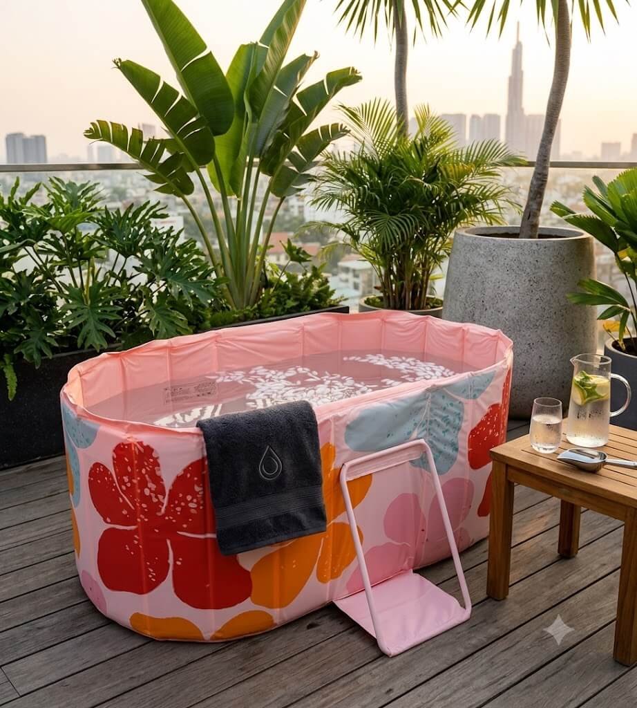 Hiwobang Foldable Rectangular Tub