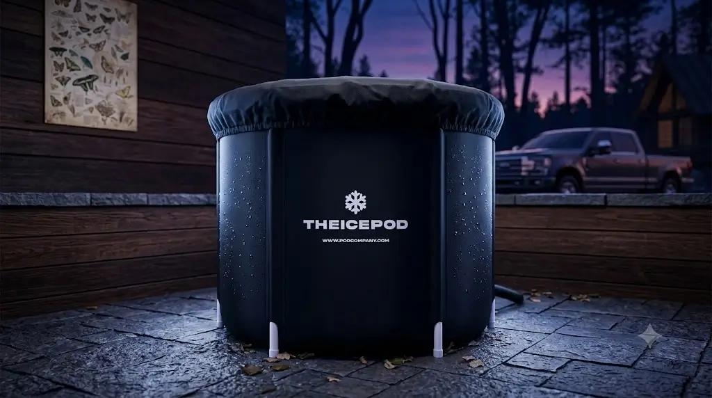 BiohackTub Lab testing thermal retention on The Ice Pod Pro