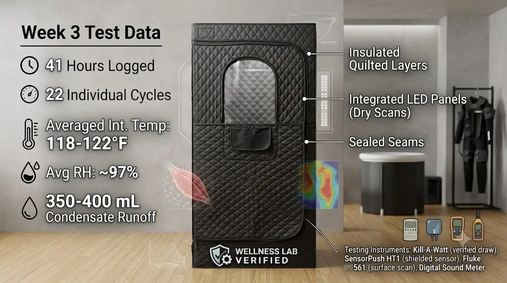 Viconor Portable Sauna Box Review 4-Week Testing Data