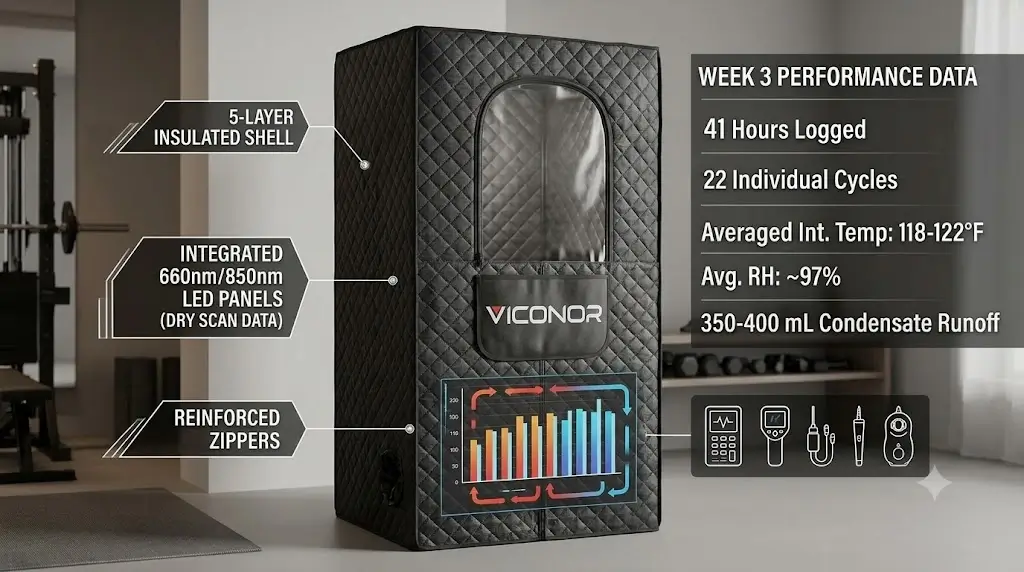 Viconor portable sauna review.