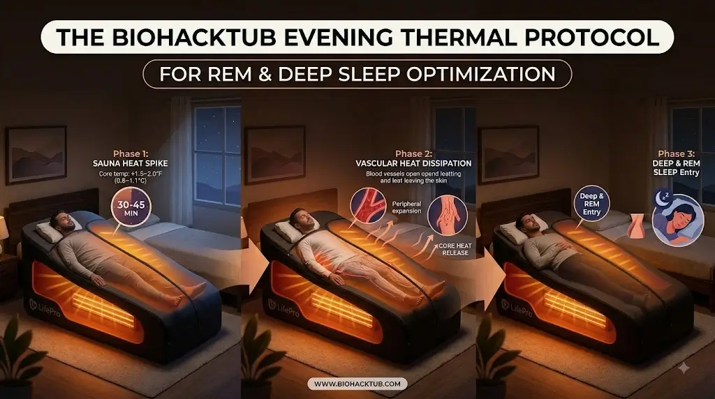 LifePro Sauna Blanket Sleep Protocol: REM & Deep Sleep Guide