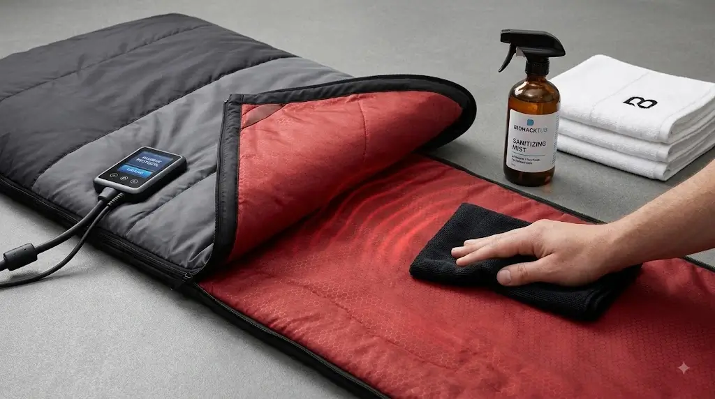 How to Clean an Infrared Sauna Blanket Properly (Biohack Guide)