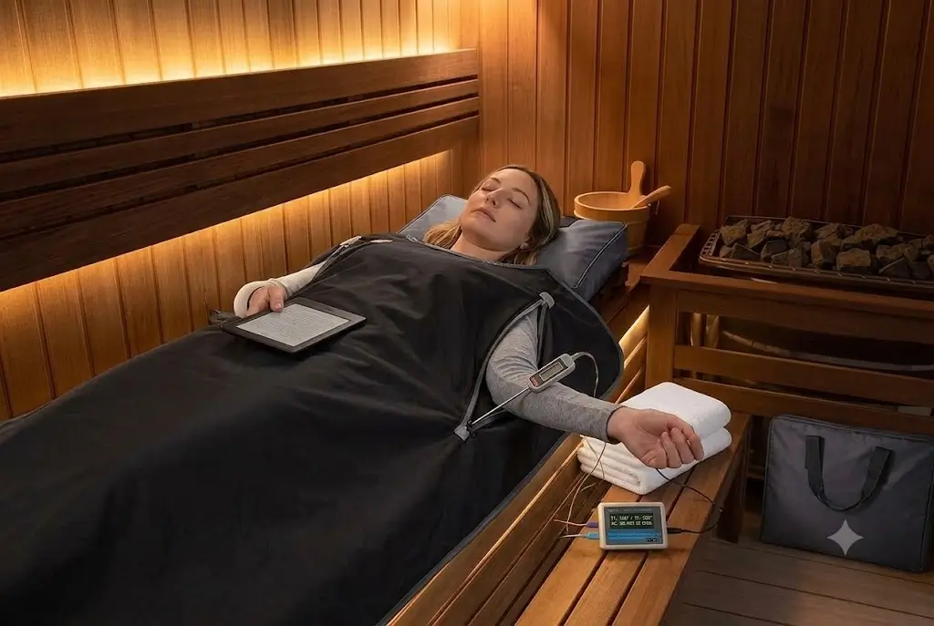 VEVOR Sauna Blanket Review Zippered Armhole Stress Testing
