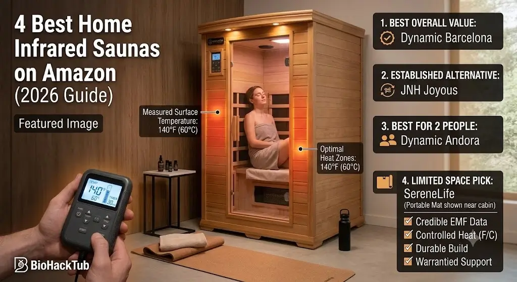 4 Best Home Infrared Saunas on Amazon (2026 Buying Guide)