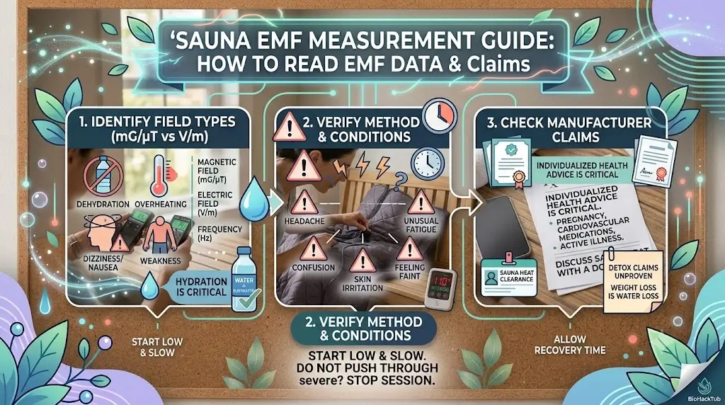 Sauna EMF Measurement Guide: How to Read EMF Data & Claims