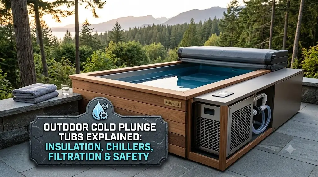 Outdoor Cold Plunge Guide: Chillers, Insulation & Safety
